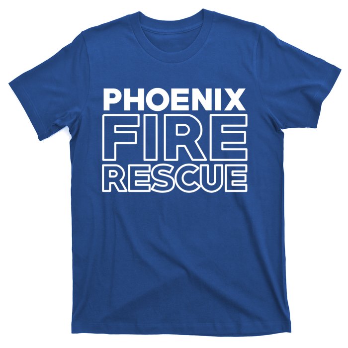 City Of Phoenix Fire Rescue Arizona Firefighter Gift T-Shirt