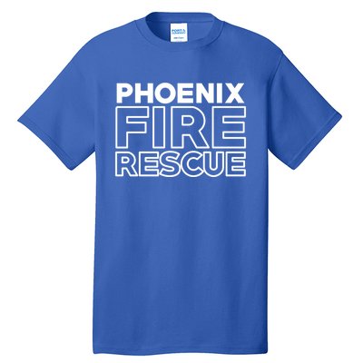 City Of Phoenix Fire Rescue Arizona Firefighter Gift Tall T-Shirt