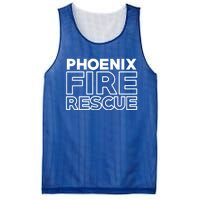 City Of Phoenix Fire Rescue Arizona Firefighter Gift Mesh Reversible Basketball Jersey Tank