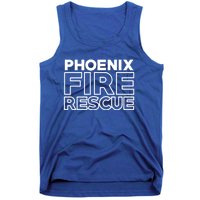 City Of Phoenix Fire Rescue Arizona Firefighter Gift Tank Top