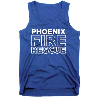 City Of Phoenix Fire Rescue Arizona Firefighter Gift Tank Top