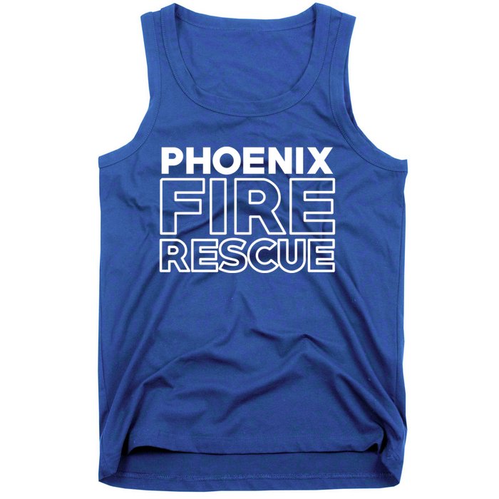 City Of Phoenix Fire Rescue Arizona Firefighter Gift Tank Top