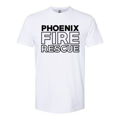 City Of Phoenix Fire Rescue Arizona Firefighter Gift Softstyle® CVC T-Shirt