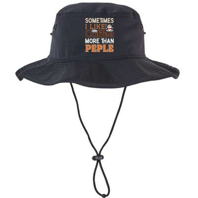 Coffee Over People Quote Legacy Cool Fit Booney Bucket Hat