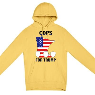 Cops For Trump Premium Pullover Hoodie