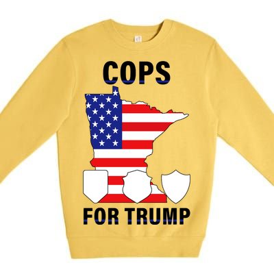 Cops For Trump Premium Crewneck Sweatshirt