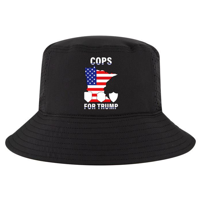 Cops For Trump Cool Comfort Performance Bucket Hat