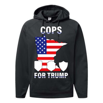 Cops For Trump Performance Fleece Hoodie