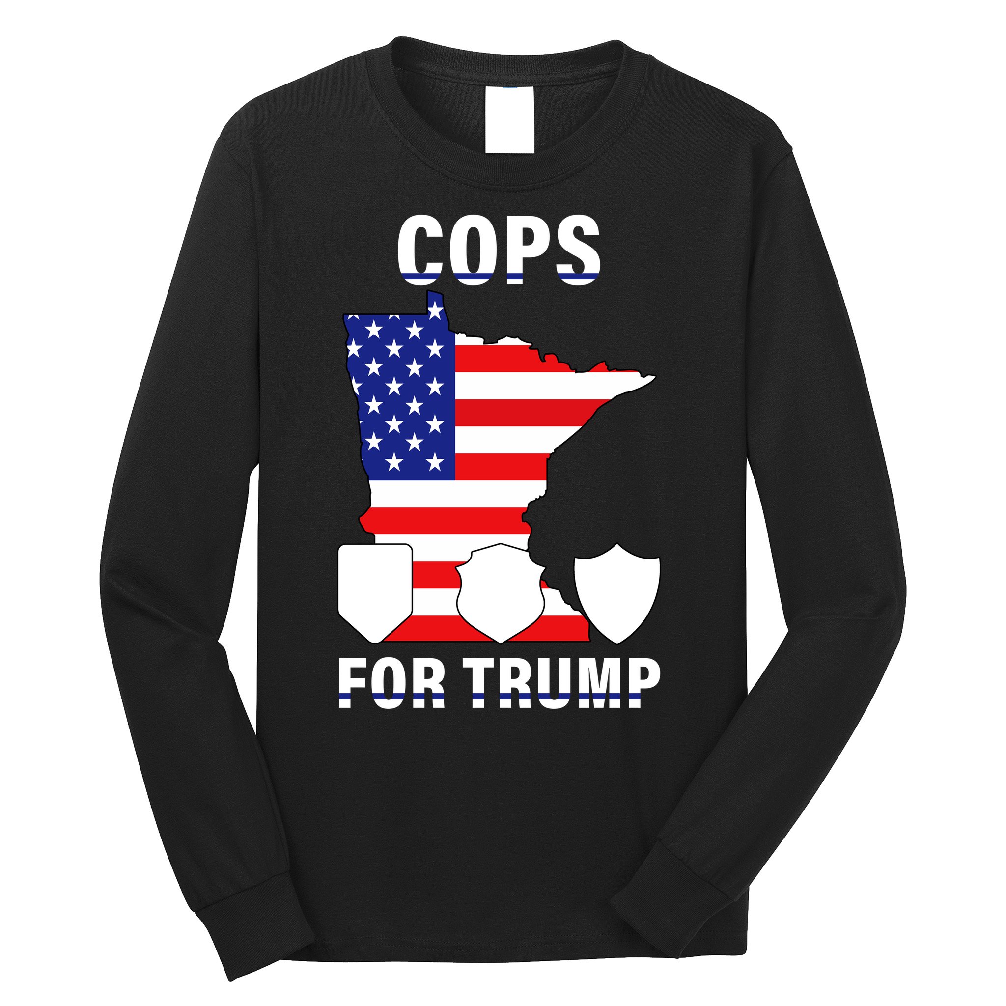 Cops For Trump Long Sleeve Shirt