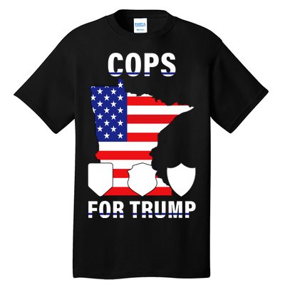 Cops For Trump Tall T-Shirt