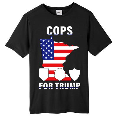 Cops For Trump Tall Fusion ChromaSoft Performance T-Shirt