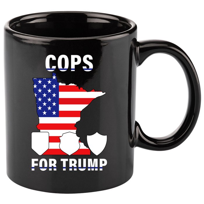 Cops For Trump 11oz C Handle Ceramic Mug