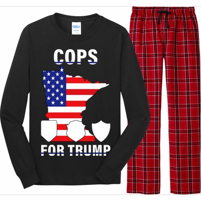 Cops For Trump Long Sleeve Pajama Set