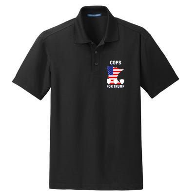 Cops For Trump Dry Zone Grid Polo
