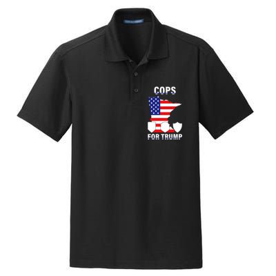 Cops For Trump Dry Zone Grid Polo