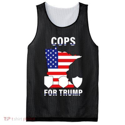 Cops For Trump Mesh Reversible Basketball Jersey Tank