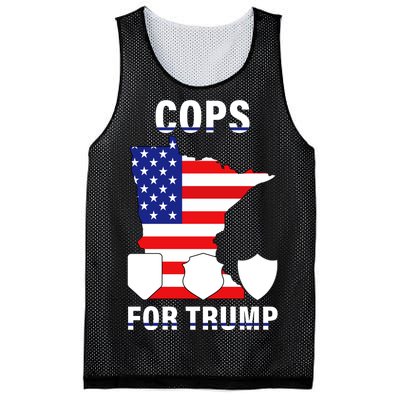 Cops For Trump Mesh Reversible Basketball Jersey Tank