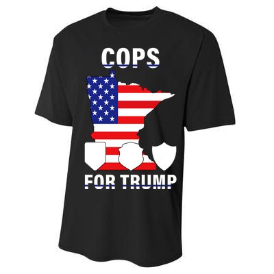 Cops For Trump Performance Sprint T-Shirt