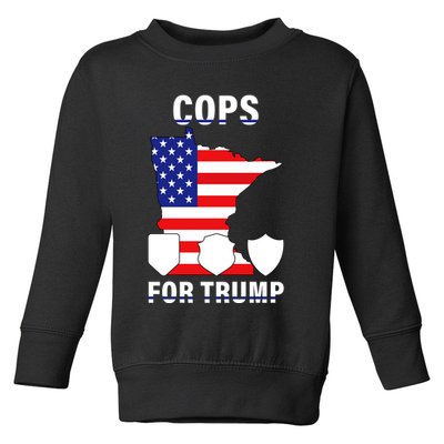 Cops For Trump Toddler Sweatshirt