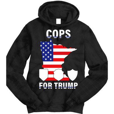 Cops For Trump Tie Dye Hoodie