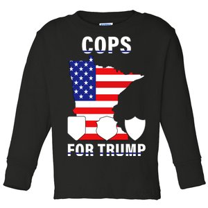 Cops For Trump Toddler Long Sleeve Shirt