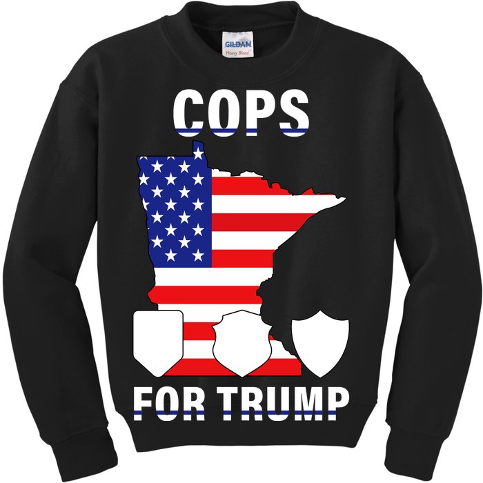 Cops For Trump Kids Sweatshirt