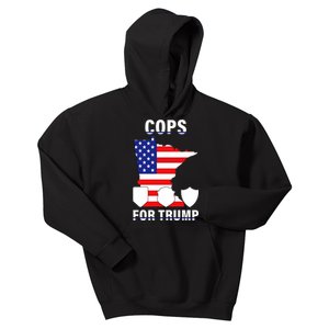 Cops For Trump Kids Hoodie