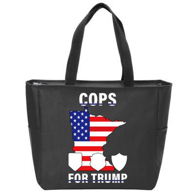 Cops For Trump Zip Tote Bag