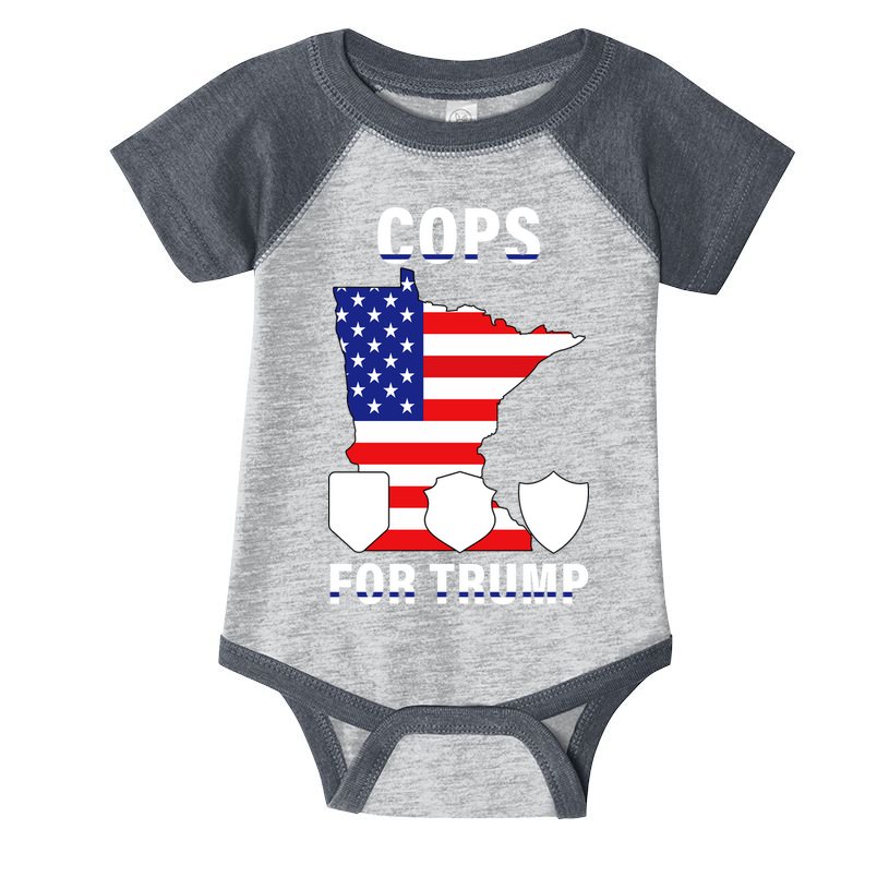 Cops For Trump Infant Baby Jersey Bodysuit