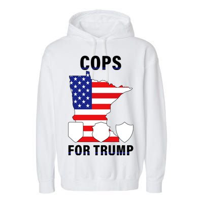 Cops For Trump Garment-Dyed Fleece Hoodie