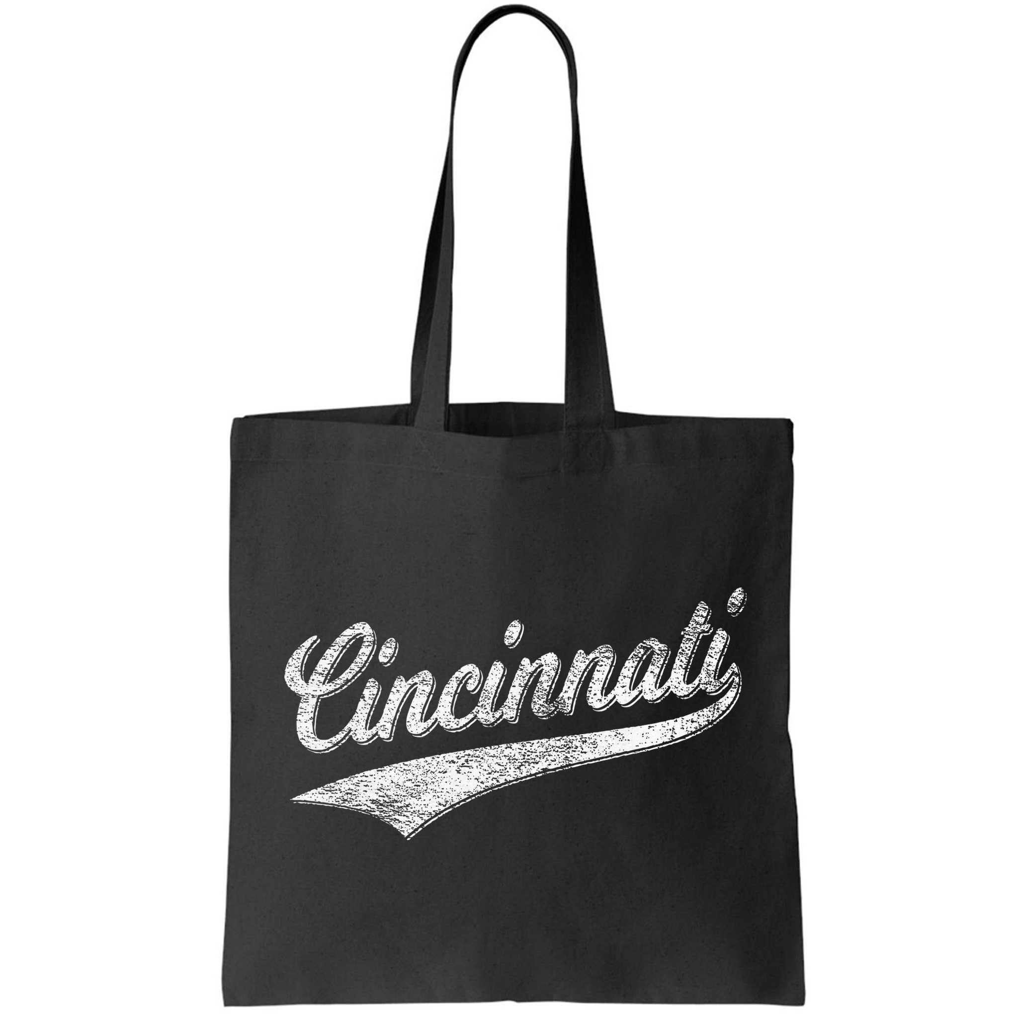 Cincinnati Ohio Retro Script Sports Jersey Flag Bag