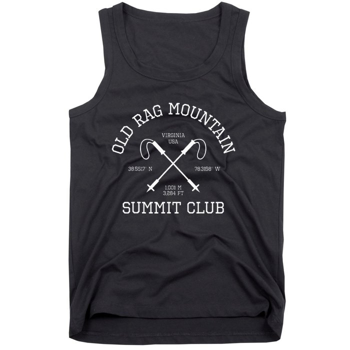 Climbed Old Rag Mountain Summit Club Hike Virginia Usa Tank Top