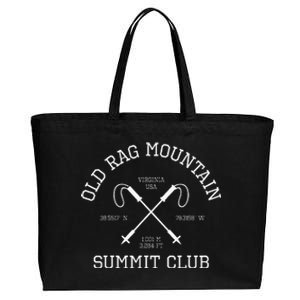 Climbed Old Rag Mountain Summit Club Hike Virginia Usa Cotton Canvas Jumbo Tote