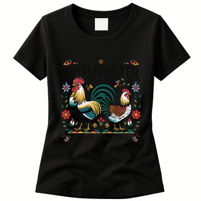 City Of Riverside California Royal Rooster Brand Womens T-Shirt