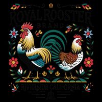 City Of Riverside California Royal Rooster Brand Womens T-Shirt