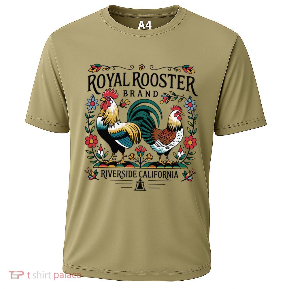 City Of Riverside California Royal Rooster Brand Performance Shirt