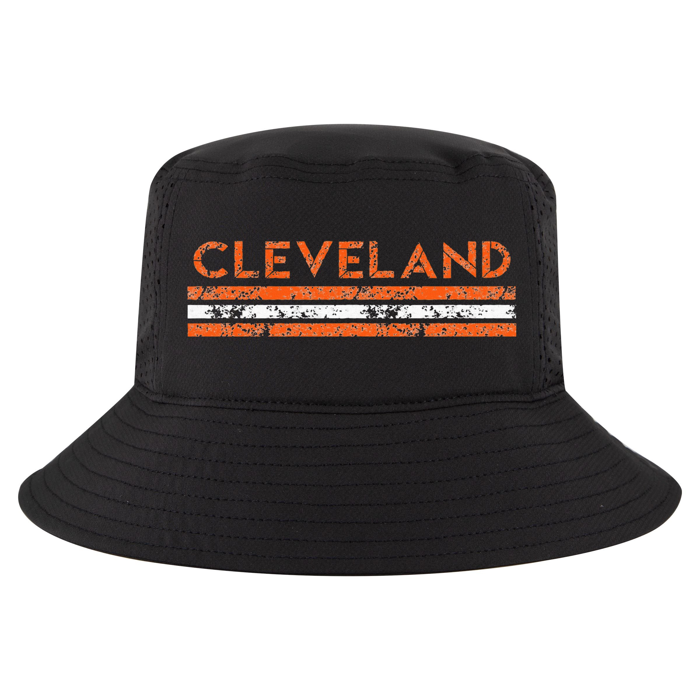 Cleveland Ohio Retro Vintage Weathered Cool Comfort Performance Bucket Hat