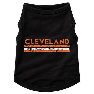 Cleveland Ohio Retro Vintage Weathered Doggie Tank