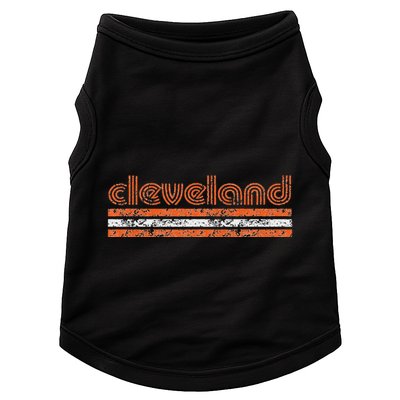 Cleveland Ohio Retro Vintage Weathered Doggie Tank
