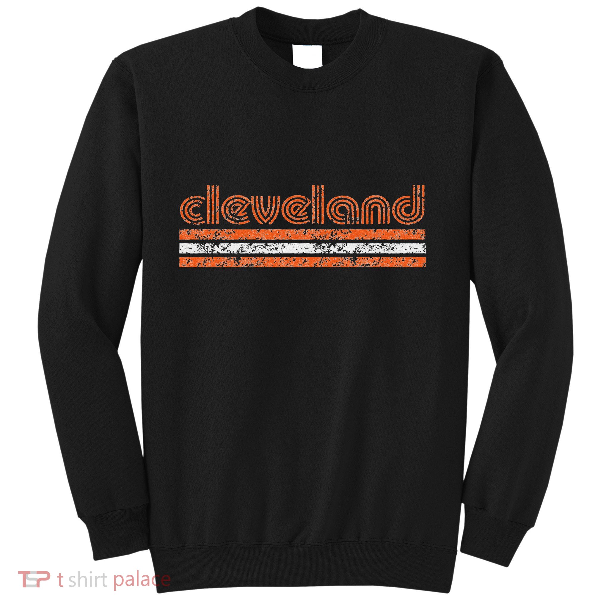 Cleveland Ohio Retro Vintage Weathered Sweatshirt
