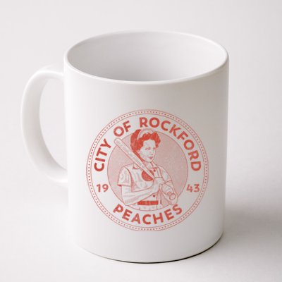 City Of Rockford Peaches Baseball Gift Coffee Mug