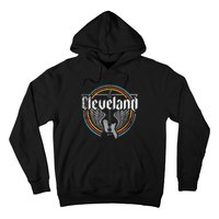 Cleveland Ohio Rock Music Retro Graphic Hoodie