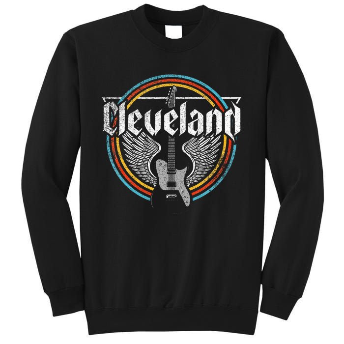 Cleveland Ohio Rock Music Retro Graphic Sweatshirt