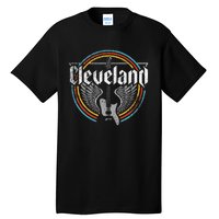 Cleveland Ohio Rock Music Retro Graphic Tall T-Shirt