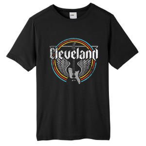 Cleveland Ohio Rock Music Retro Graphic Tall Fusion ChromaSoft Performance T-Shirt