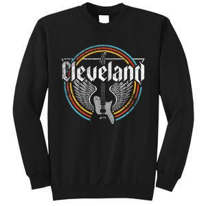 Cleveland Ohio Rock Music Retro Graphic Tall Sweatshirt