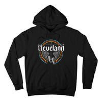 Cleveland Ohio Rock Music Retro Graphic Tall Hoodie