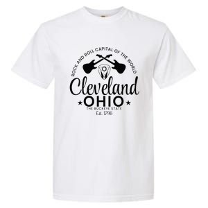 Cleveland Ohio Rock And Roll Capital Est 1796 Souvenir Garment-Dyed Heavyweight T-Shirt