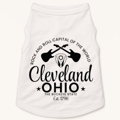 Cleveland Ohio Rock And Roll Capital Est 1796 Souvenir Doggie Tank
