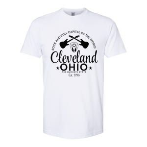 Cleveland Ohio Rock And Roll Capital Est 1796 Souvenir Softstyle CVC T-Shirt